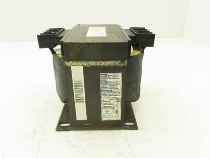 Square D 9070T500D20 Power Transformer 500VA 1Ph HV 208/230/460 LV 115 Class 180