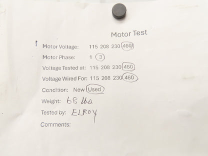 Siemens 1LA91074KA12 Metric AC Motor 3kw 1435rpm 460V 3PH IEC 100L