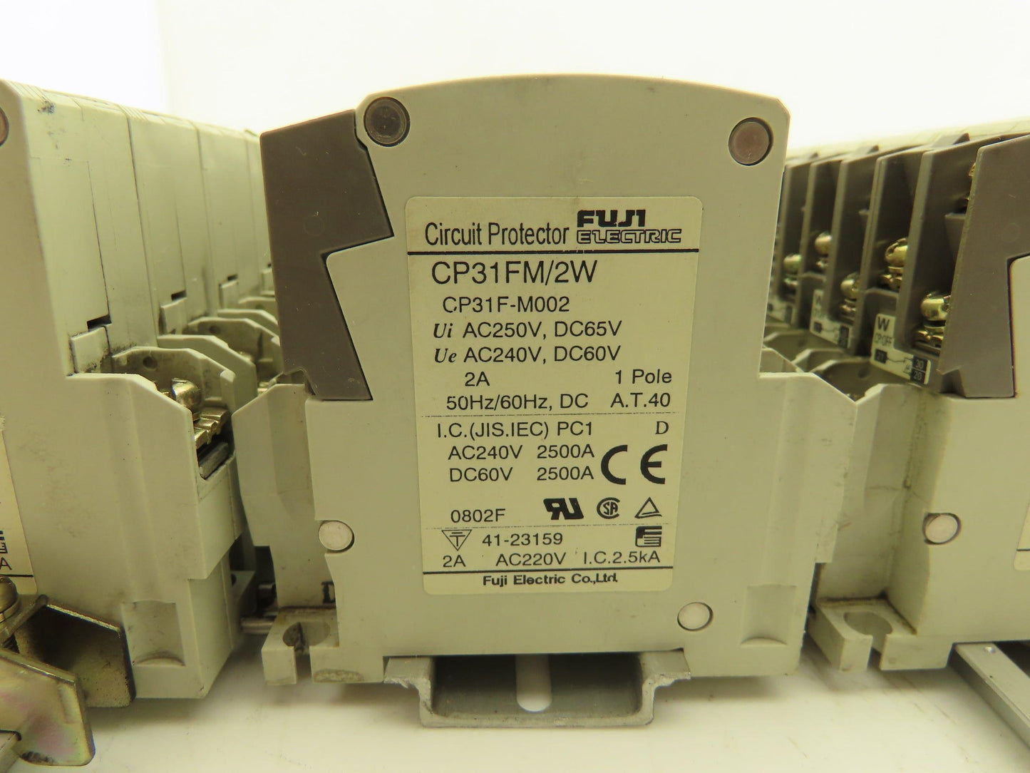 Fuji Electric Circuit Breakers AC/DC | 2/3/5/7A | 1-Pole | Lot of 47