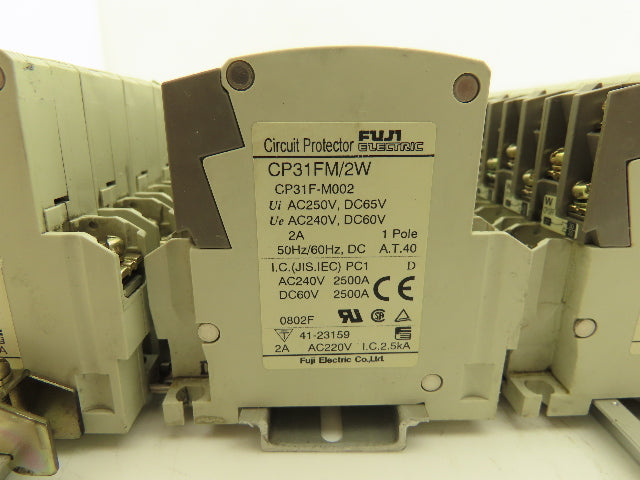 Fuji Electric Circuit Breakers AC/DC | 2/3/5/7A | 1-Pole | Lot of 47