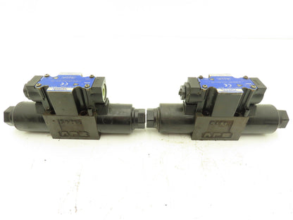 Yuken S-DSG-01-3C4-D24-70 Hydraulic Directional Solenoid Valve 24VDC  Lot of 2