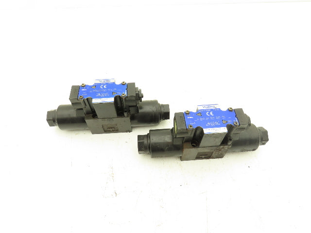 Yuken S-DSG-01-3C4-D24-70 Hydraulic Directional Solenoid Valve 24VDC  Lot of 2