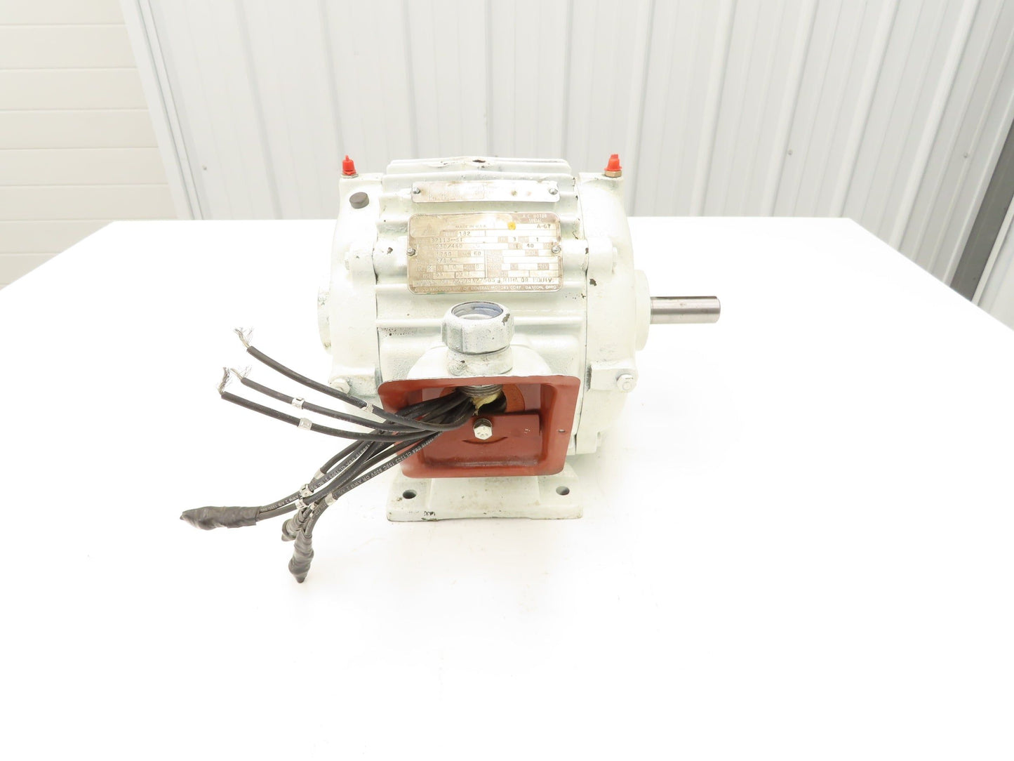 Delco B7113-S1 AC Motor 1Hp 1750rpm 230/460V 3PH 182 Foot Mount No Cover