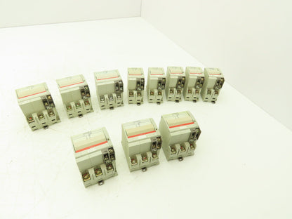 Fuji Electric Circuit Breakers AC/DC | 3/5/10/15A | 2/3-Pole | Mixed Lot of 11