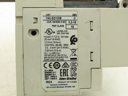 Allen Bradley 100-C23DJ300 Contactor Motor Starter Overload Relay Heater 15Hp