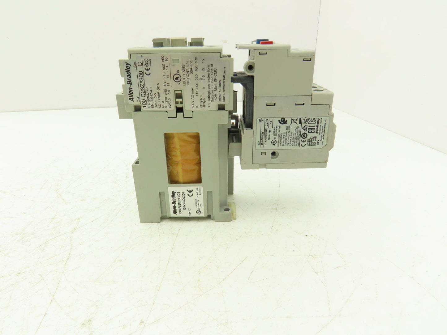 Allen Bradley 100-C23DJ300 Contactor Motor Starter Overload Relay Heater 15Hp