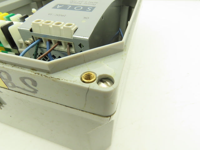 Hytrol 033.3016 Conveyor Electrical Enclosure Power Supply Unit 24VDC 5A 8x8x6"