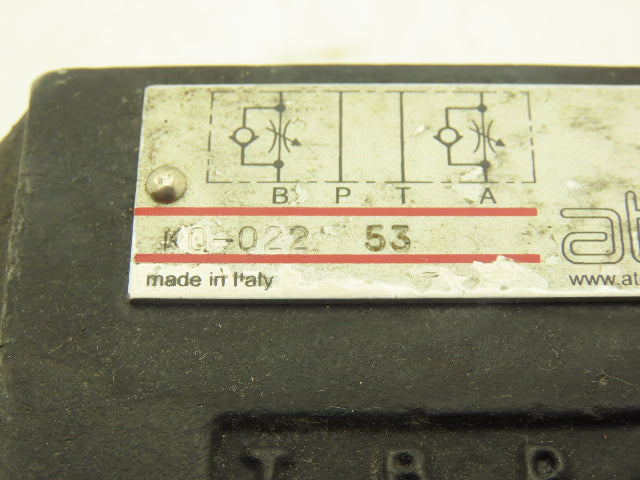 Atos KQ-022 Hydraulic Flow Control Throttle Valve Modular