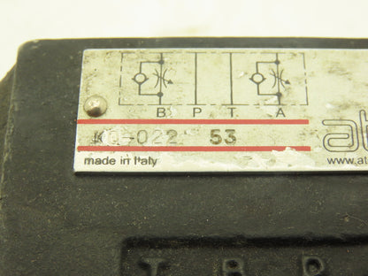 Atos KQ-022 Hydraulic Flow Control Throttle Valve Modular
