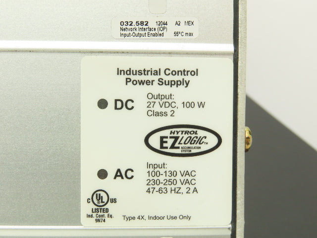 Hytrol 032.582 EZLogic IOP Power Supply Conveyor Controls 24V 100W