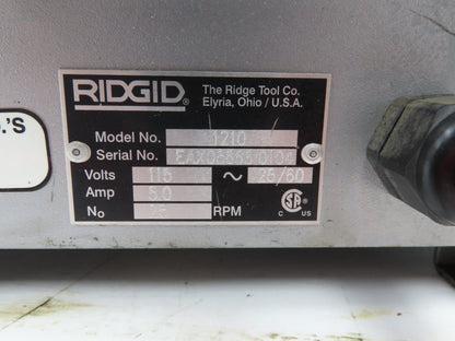 Ridgid 1210 Oil-less Pipe Threader Mobile Die Head Dies 1/2" to 1" Reamer Cutter