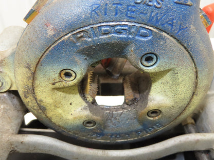 Ridgid 1210 Oil-less Pipe Threader Mobile Die Head Dies 1/2" to 1" Reamer Cutter