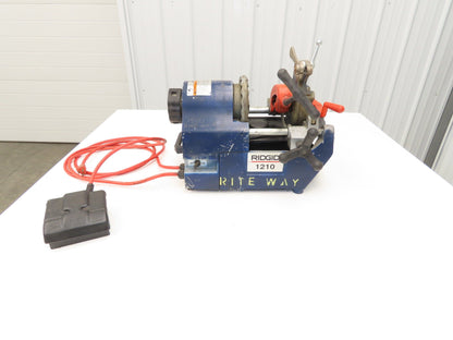 Ridgid 1210 Oil-less Pipe Threader Mobile Die Head Dies 1/2" to 1" Reamer Cutter