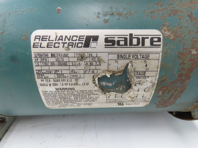 Gast 2567-V103 Vacuum Pump 21cfm 15psi 1.5Hp 230/460V 3PH 3/4"npt