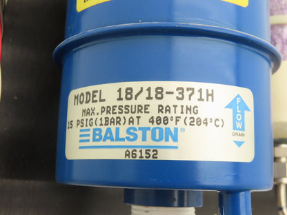 Laser Machining 18/18-371H Pneumatic Air Filtration/Purification System Watlow