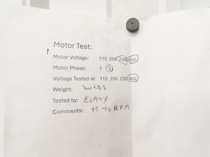 Varvel SRS060401925 Gearmotor 40:1 Reducer 42 RPM Hollow Shaft 0.9Hp 480V IEC 80