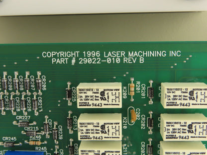 Laser Machining C82 Operator Panel