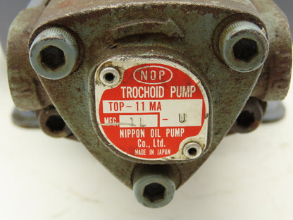 Nippon TOP-1ME100-11MA-U Trochoid Oil Pump Gerotor Type 0.1kw 220V 3Ph