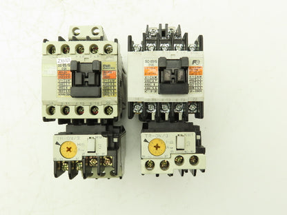 Fuji Electric SC-05/G | TR-0N/3 Motor Starter 5Hp 600V 3Ph Heater 2.6A Lot of 6