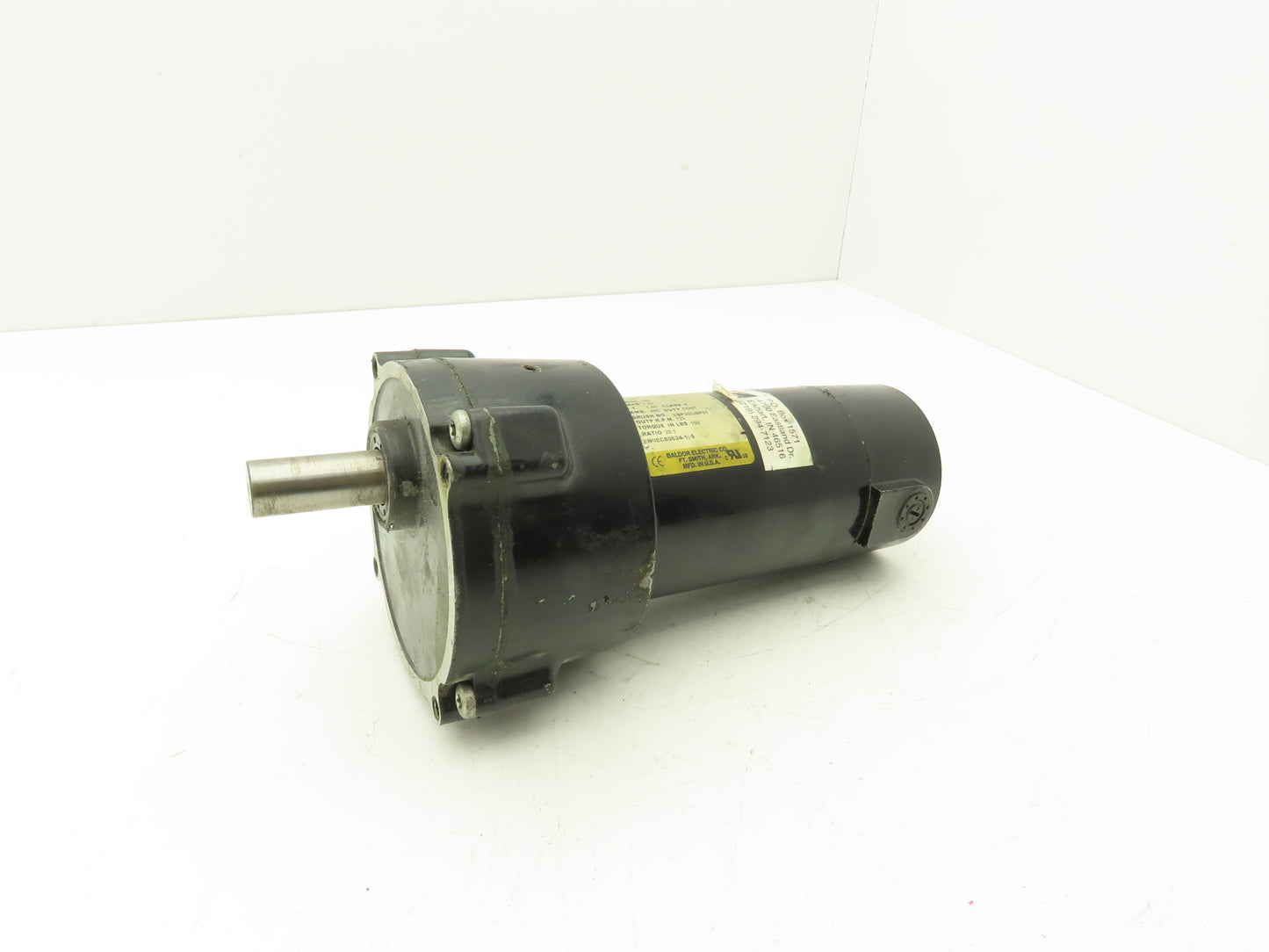 Baldor 24A709Z022G1 DC Gearmotor 20:1 Ratio 1/4Hp 125rpm 180V PSL Inline