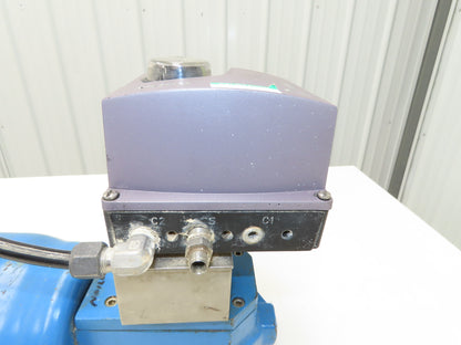 Jamesbury Quadra-Power II QP2C/M Pneumatic Valve Actuator w/Metso Positioner
