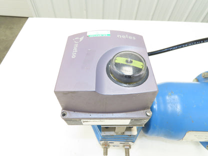 Jamesbury Quadra-Power II QP2C/M Pneumatic Valve Actuator w/Metso Positioner