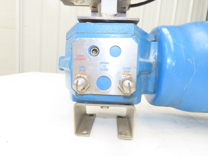 Jamesbury Quadra-Power II QP2C/M Pneumatic Valve Actuator w/Metso Positioner