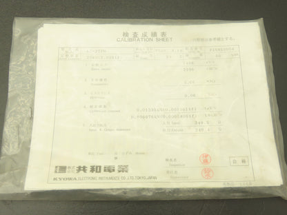 Kyowa LC-2TFH Compression Load Cell Transducer 20Kn 68mm