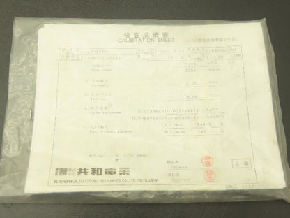 Kyowa LC-2TFH Compression Load Cell Transducer 20Kn 68mm