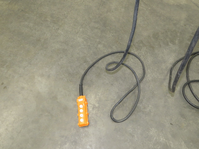 CM Lodestar L 1 Ton Electric Chain Hoist 16 FPM 15' Lift 120 Volt Power Trolley