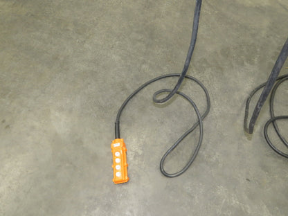 CM Lodestar L 1 Ton Electric Chain Hoist 16 FPM 15' Lift 120 Volt Power Trolley