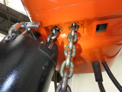 CM Lodestar L 1 Ton Electric Chain Hoist 16 FPM 15' Lift 120 Volt Power Trolley