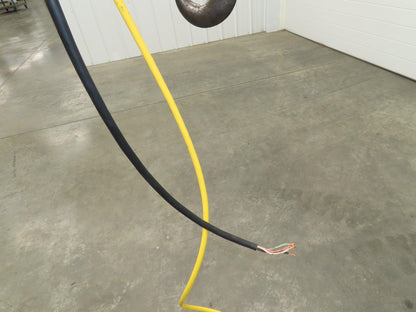 CM Lodestar RR 2 To Electric Chain Hoist 16 FPM 20' Lift 230/460 V 16' Pendant