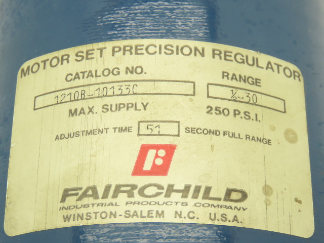 Fairchild 1210B-10133C Motorized Pneumatic Air Regulator 3/8"npt