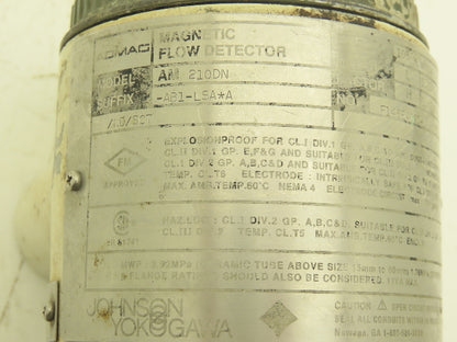 Yokogawa Admag AM 210DN-AB1-LSA*A Magnetic Flow Detector 4" 100mm