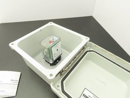 Warrick Controls 16HMJ1A0 Relay Module 1NO,1NC 120vac 8 pin 6"x6"Enclosure