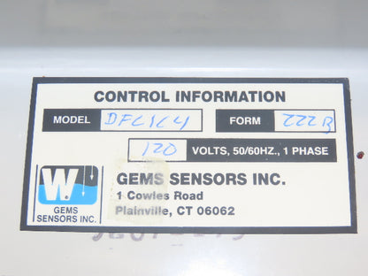 Warrick Controls DFC1C4 Dual Function Control 50K Direct 120vac 6"x6" Enclosure