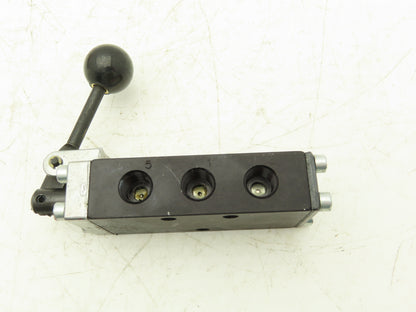 ARO E512LM 5/3-Position Maintain Hand Manual Control Pneumatic Air Valve 1/4"NPT