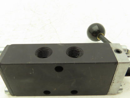 ARO E512LM 5/3-Position Maintain Hand Manual Control Pneumatic Air Valve 1/4"NPT
