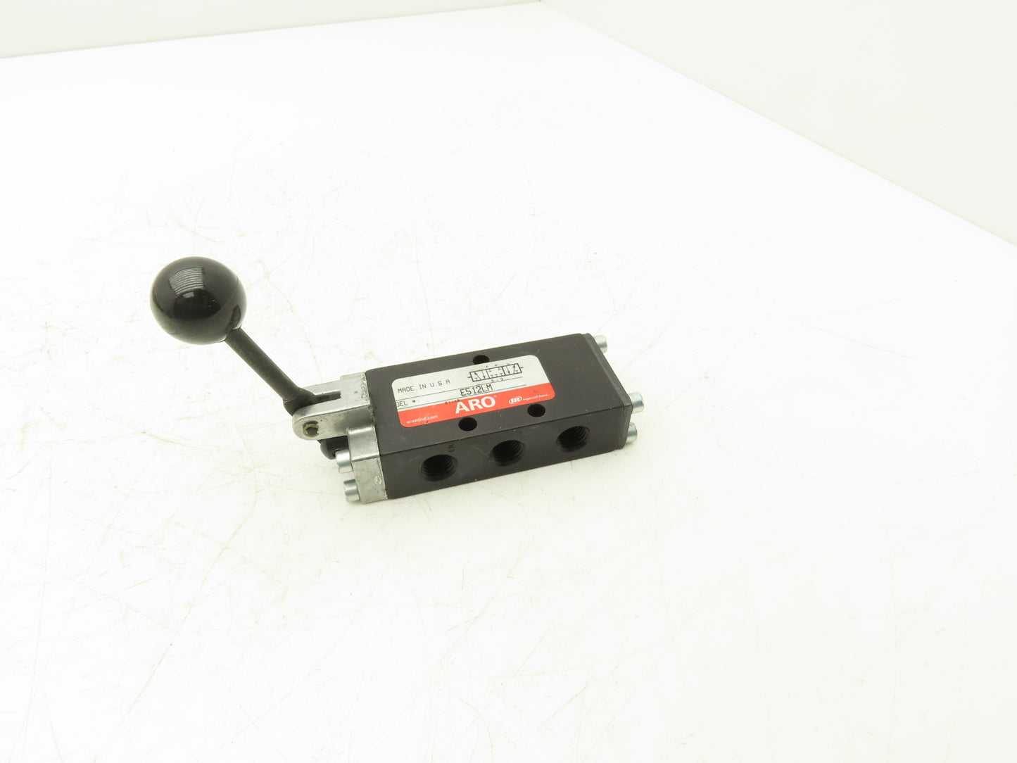 ARO E512LM 5/3-Position Maintain Hand Manual Control Pneumatic Air Valve 1/4"NPT