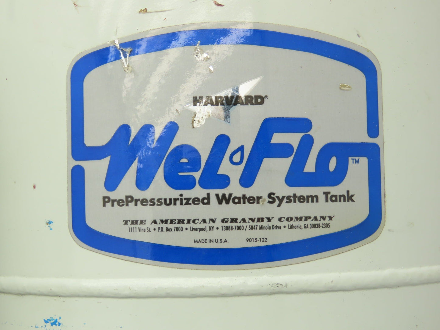 Harvard WF-6 Wel-Flo PrePressurized Water System Tank Lot of 4