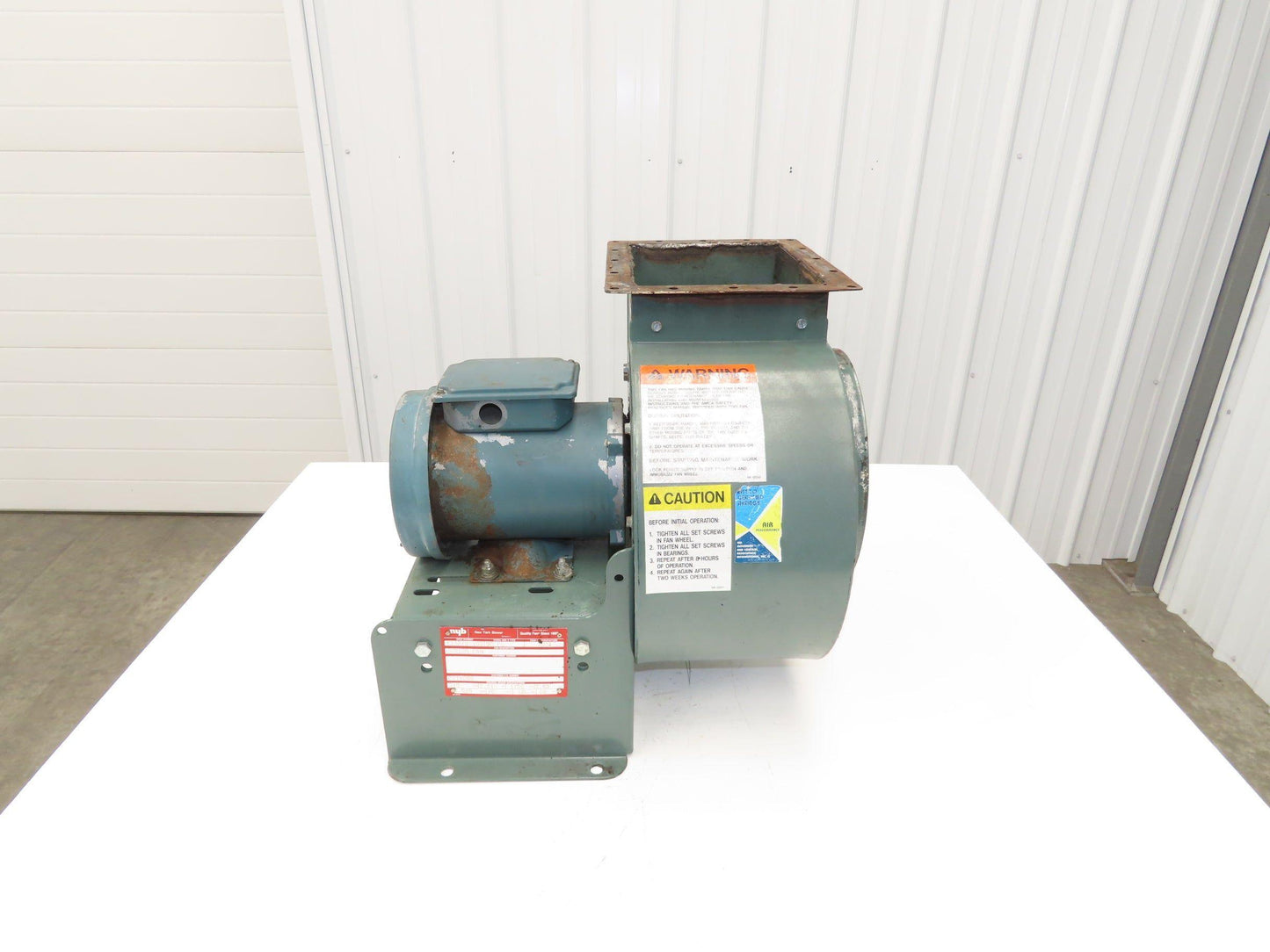 NYB New York Blower 90 FC Forward Curved Fan 9" 3/4Hp 1750 RPM 230/460V 915CFM