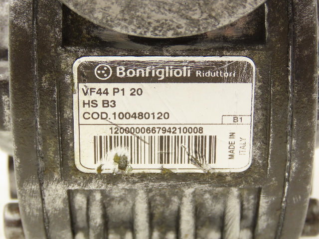 Bonfiglioli VF44 P1 20 Worm Gearbox 20:1 Reducer 87.5rpm Hollow Output