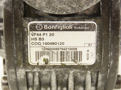 Bonfiglioli VF44 P1 20 Worm Gearbox 20:1 Reducer 87.5rpm Hollow Output