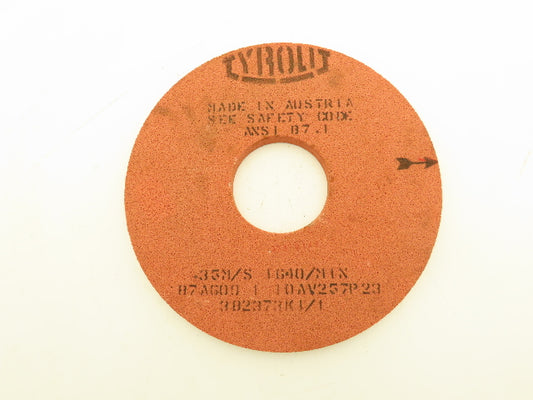 Tyrolit 35M/S 87A609 Surface Grinding Wheel 16x1x5" 10AV257P23 1640rpm
