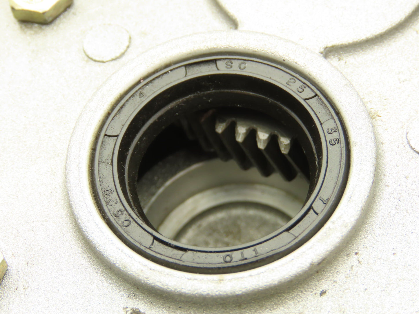 Bonfiglioli Worm Gearbox 300:1 Reducer 5.8rpm P63 Hollow Output Missing Input