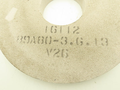 Elbe 89A80-3.G.13 Surface Grinding Wheel 15-3/4"x 1-3/8"x 5" White