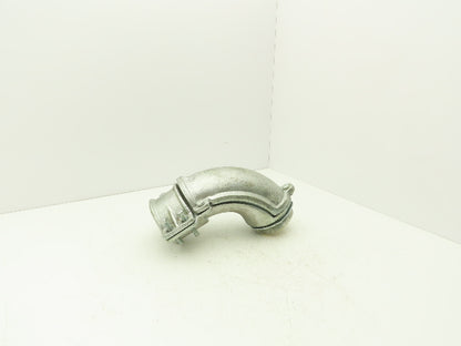 Eaton Crouse Hinds 746 3-1/2" FMC Clamp Type Connector 90 Degree Non-Insulated