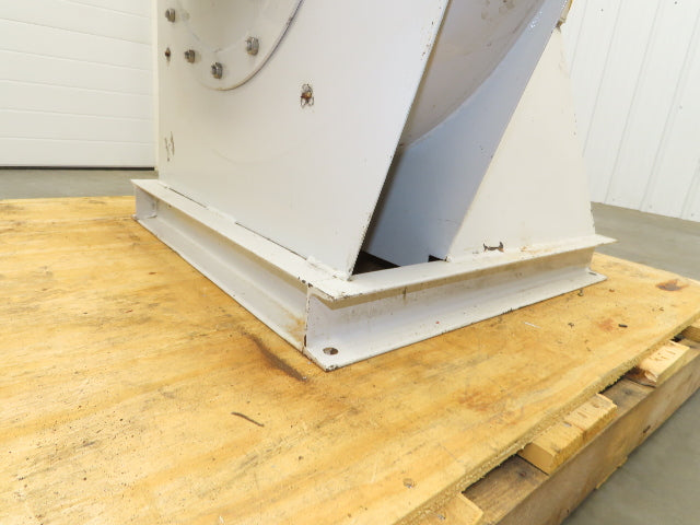 Backward Inclined Centrifugal Blower 14" Impeller 3Ph 2HP 220/380V 8" Inlet