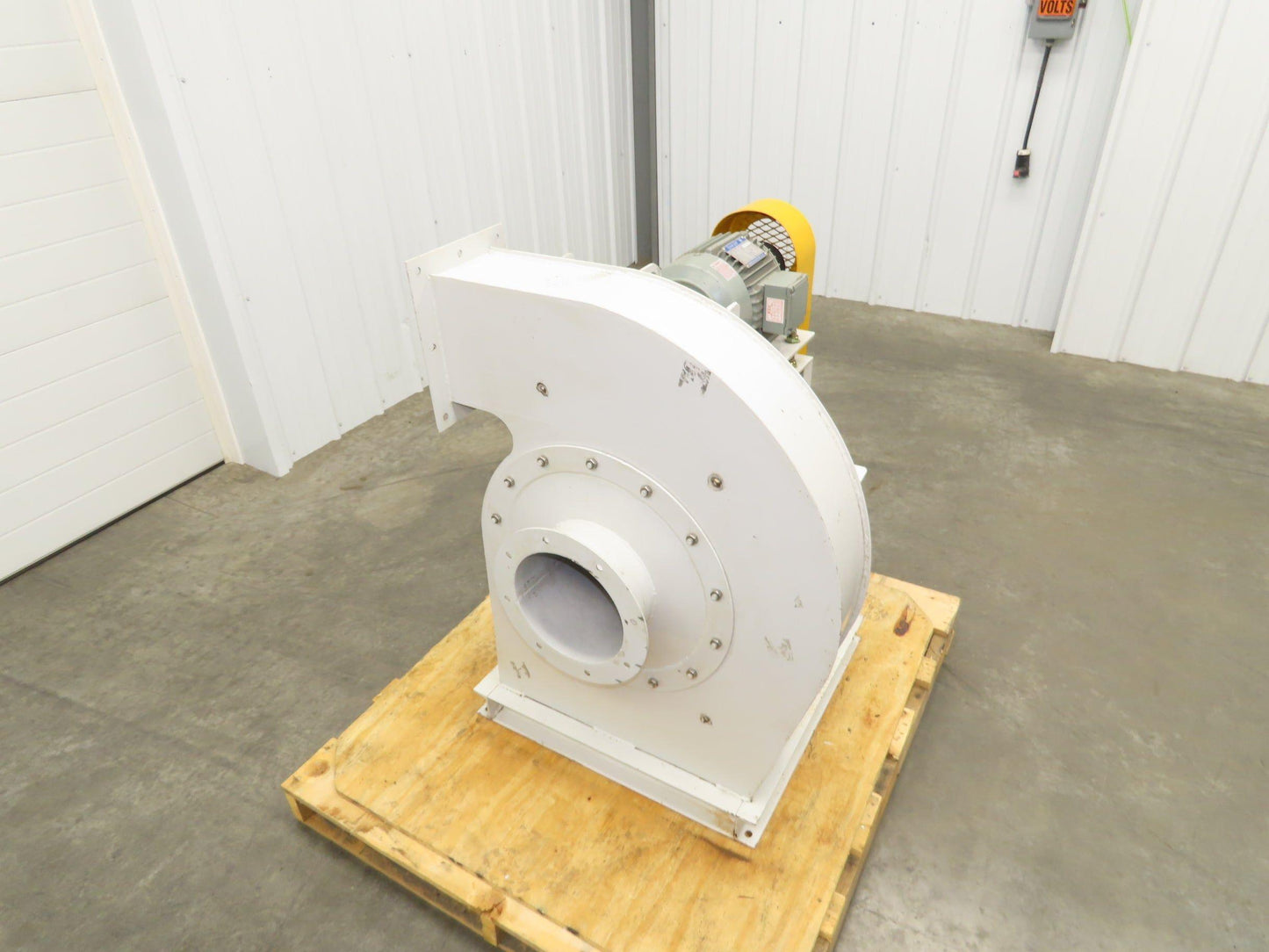 Backward Inclined Centrifugal Blower 14" Impeller 3Ph 2HP 220/380V 8" Inlet